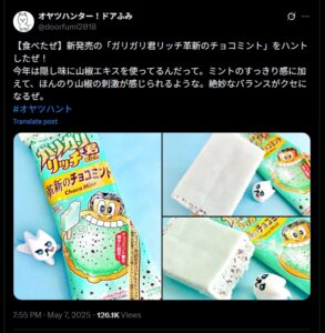 ガリガリ君リッチ革新のチョコミント